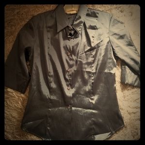 Younique clothing size medium blue blouse